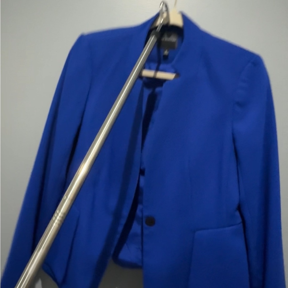 The LIMITED royal blue peplum blazer size Medium